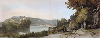 View on the banks of the Tiber