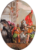 San Sebastiano (ceiling) - Story of Esther - The Triumph of Mordechai