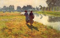 Young Peasant Women at the Lys River
