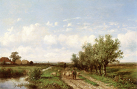 A Shepherd with His Flock
