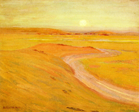 Moon over the Marshes