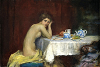 Nude at a Table
