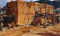 House in Taos Pueblo