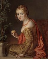 Girl with an Apple