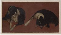 Two Studies of a Dog
