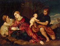 Holy Family with Saint Catherine