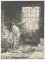 Faust a Scholar in His Study