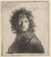 Self Portrait:  Frowning