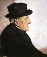 Portrait of Man in Black Hat