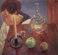 Still-Life with Candle and Carafe