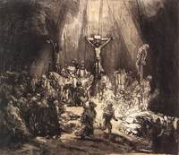 The Three Crosses (second state)