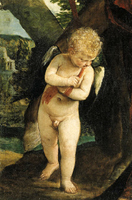 Cupid Holding the Reins of Mars' Charger (fragment)