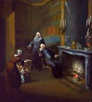 Two Children Presented by a Maid in a Lawyer's Chambers