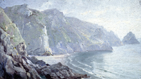 Cliffs on Cornish Coast