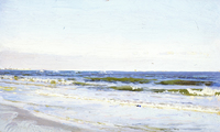 Surf Rolling on the Sand
