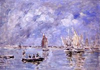 Barques et estacade (Boat and Breakwater)