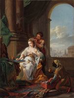 Cleopatra at her Toilet