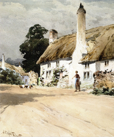Village in Devon, England