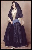 An Elegant Young Woman in Maltese Costume