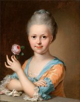 Portrait of a Young Girl with a Rose