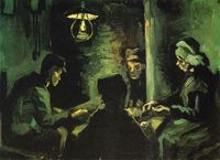 Four Farmers while Eating