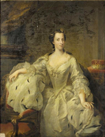 Portrait of Princess Maria (1723-1773), Wife of of Landgrave Friedrick II of Hesse-Kassel