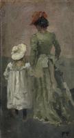 Alexandra Thaulow with Ingrid