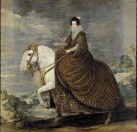 Queen Isabel de Borbón on Horseback