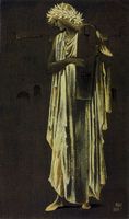 A Woman Playing a Cithara