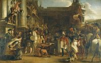 The Entrance of George IV at Holyroodhouse