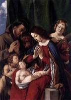 Madonna and Child with Saints Francis, John the Baptist, Jerome and Catherine