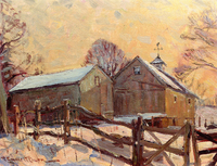 Barns in the Snow