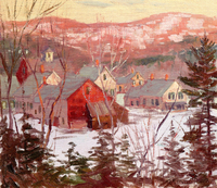 Study of Campton Village, New Hampshire