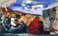 Quarry with Red Shadow