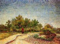 Lane in Voyer-d'Argenson Park at Asnieres