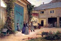 Demoiselles en Visite a la Ferme