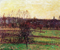 View of Bazincourt, Winter