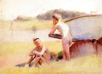 Scene at Holly Beach