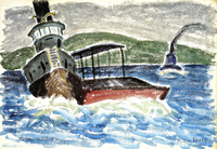Tugs in Rough Water