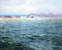 Tug off the Battery, New York
