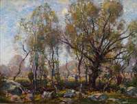 Figure in a Wooded Landscape