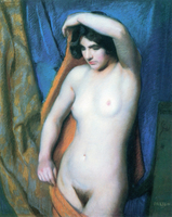 Study for Gold Drapery