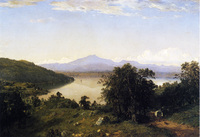 Camels Hump from the Western Shore of Lake Champlain