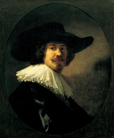 Portrait of a Man in a Slouched Hat and Bandoleer