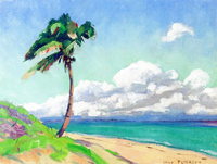 A Lone Palm Tree, Palm Beach