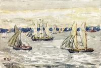 A Grey Day, Boston Harbor