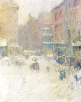 Snowy Day in Union Square