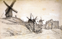 Landscape with Windmills