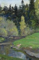 Abramtsevo, the River Vorya