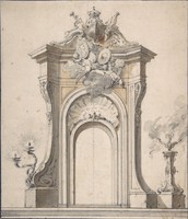 Design for Festival Architecture for an Entry into Paris for the King of Sweden, Frederick I of Hesse